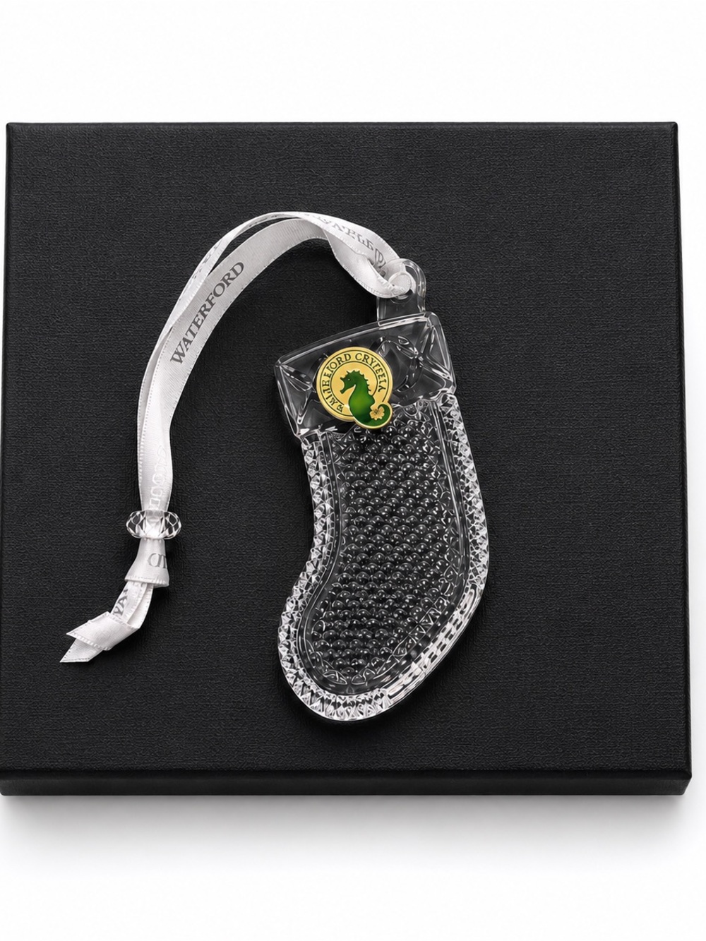 Waterford Crystal NEW 2019 Celebrate the Season Stocking Ornament w/ Box Retired